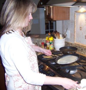 Making crepes