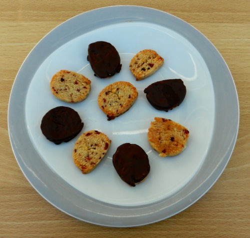 Christmas Almond Cookies with Cranberries