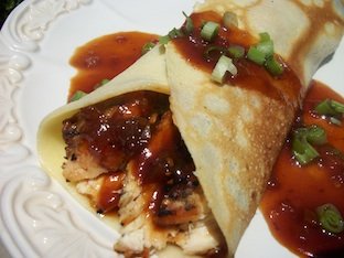 asian bourbon chicken recipes in crepes