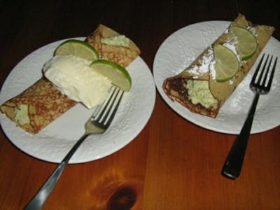 Key Lime Crepes